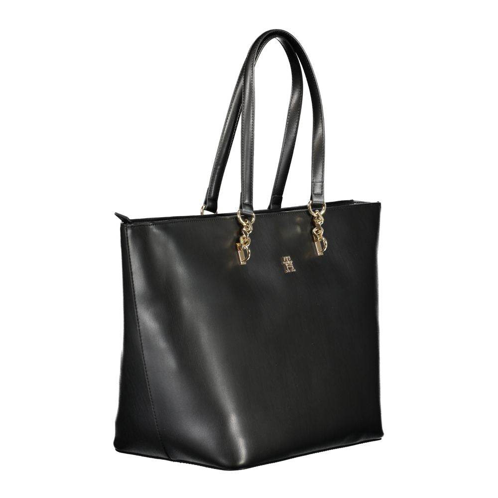 Tommy Hilfiger Black Polyethylene Handbag - Hilstor