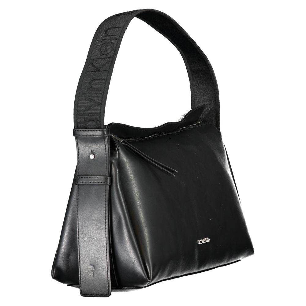 Calvin Klein Black Polyester Handbag - Hilstor