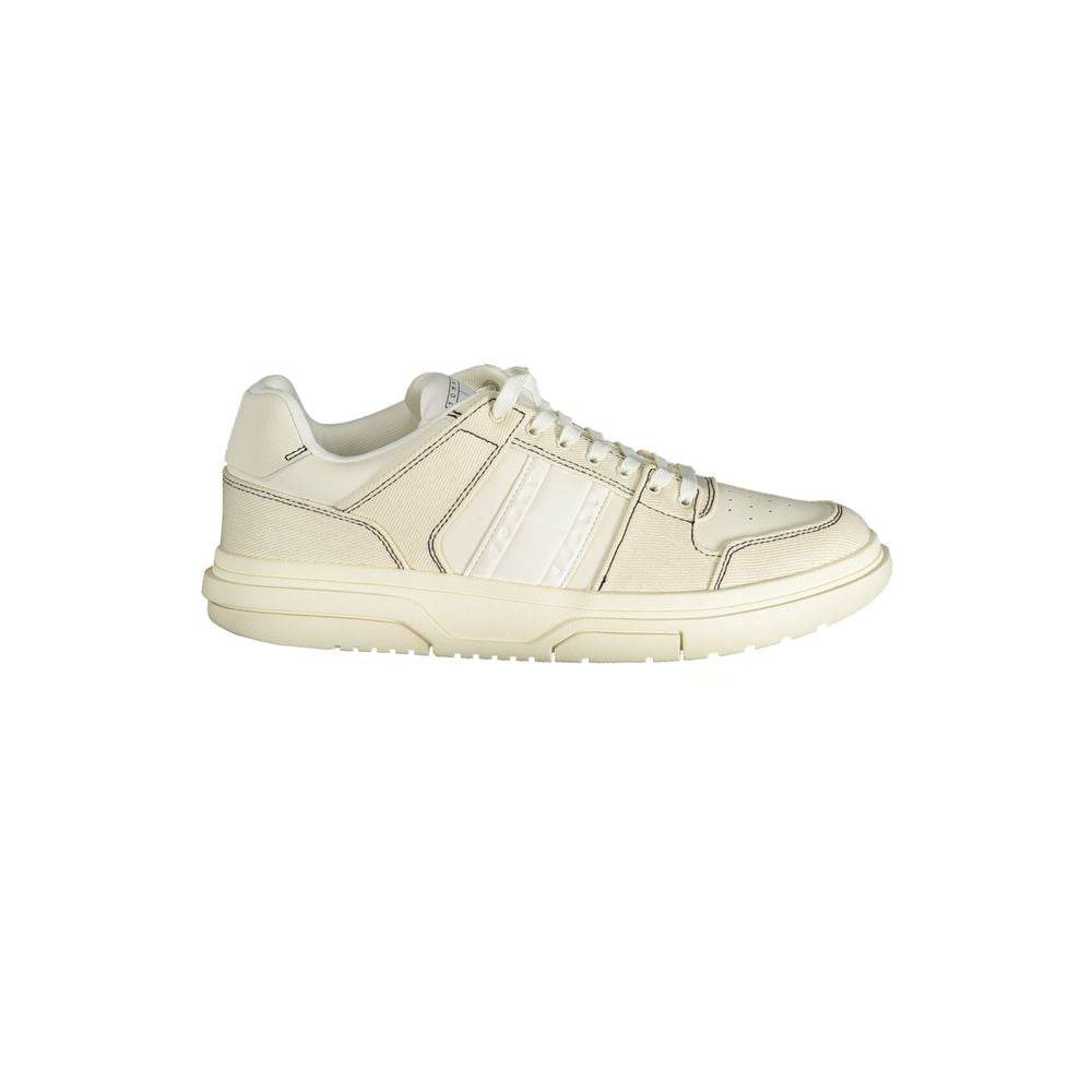 Tommy Hilfiger White Polyester Sneaker - Hilstor