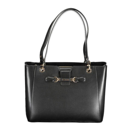Guess Jeans Black Polyethylene Handbag - Hilstor