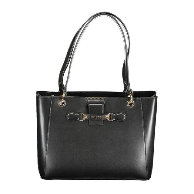 Guess Jeans Black Polyethylene Handbag - Hilstor