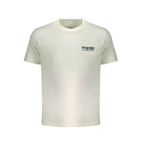Wrangler White Cotton T-Shirt - Hilstor