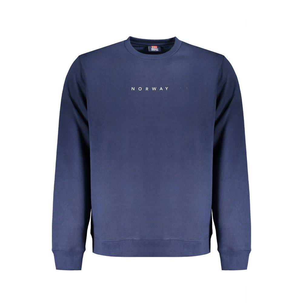 Norway 1963 Blue Cotton Men Sweater - Hilstor
