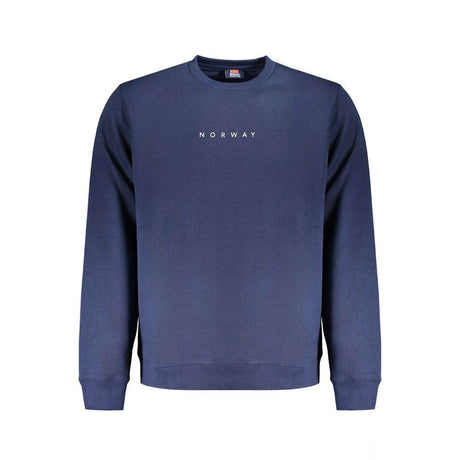 Norway 1963 Blue Cotton Men Sweater - Hilstor