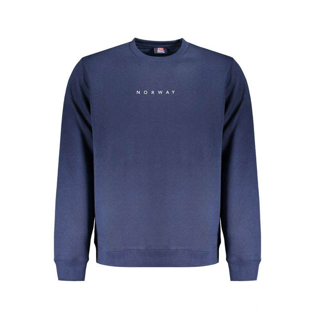 Norway 1963 Blue Cotton Men Sweater - Hilstor