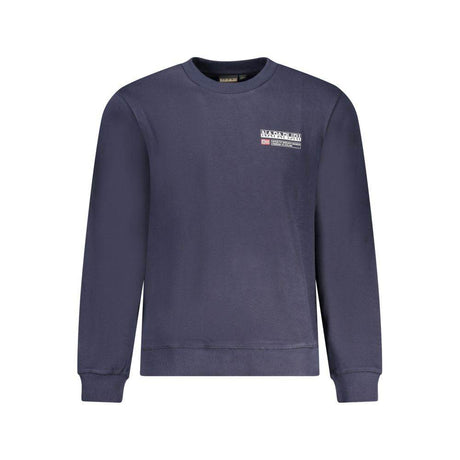 Napapijri Blue Cotton Men Sweater - Hilstor
