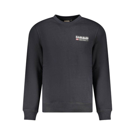 Napapijri Black Cotton Men Sweater - Hilstor