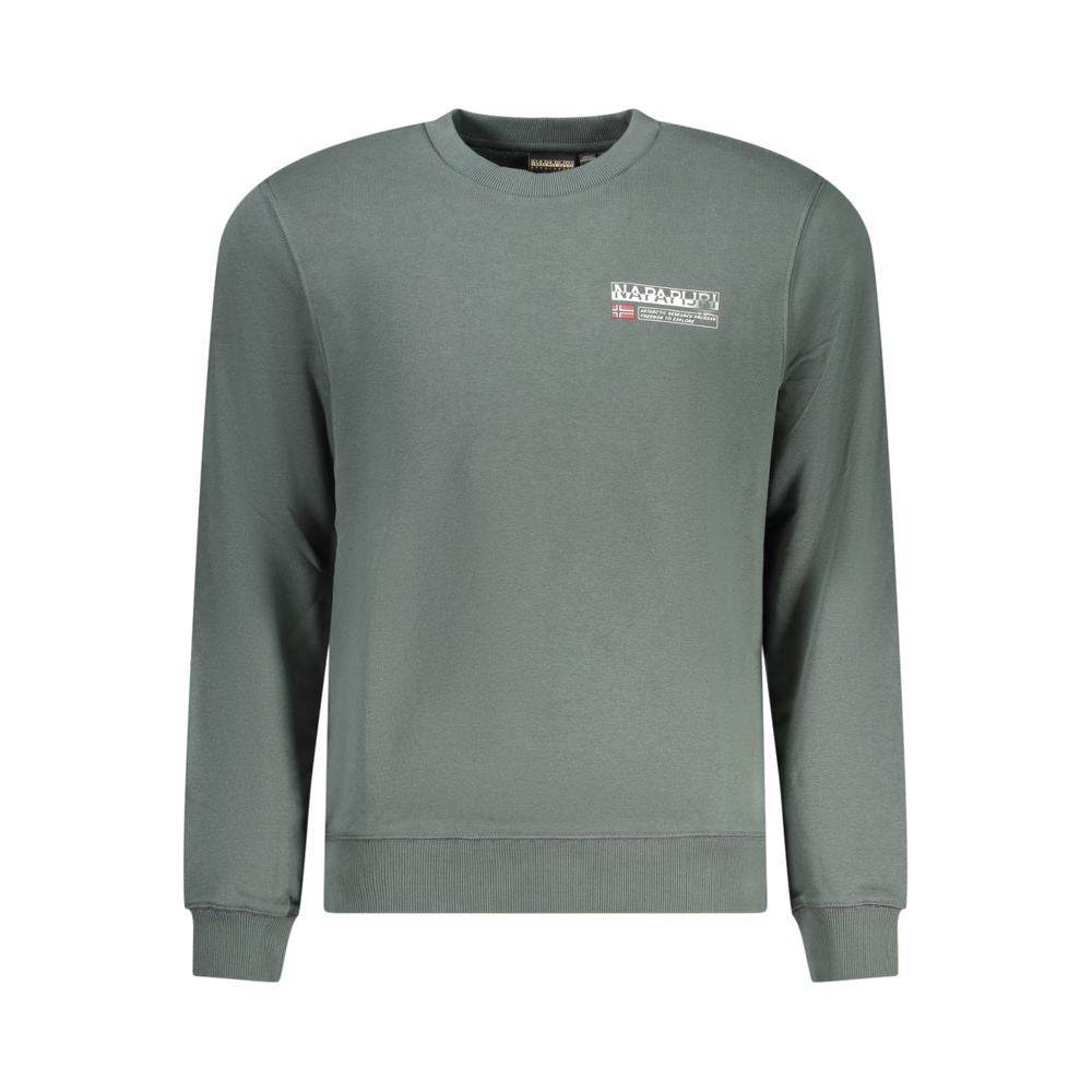 Napapijri Green Cotton Sweatshirt - Hilstor