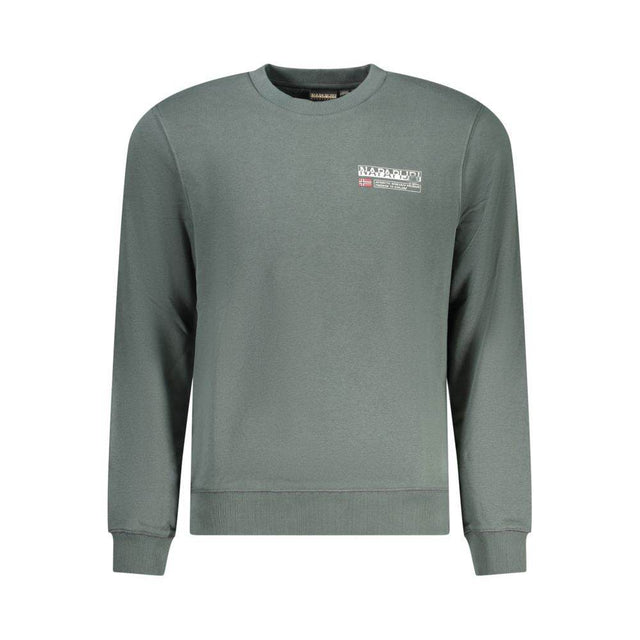 Napapijri Green Cotton Sweatshirt - Hilstor