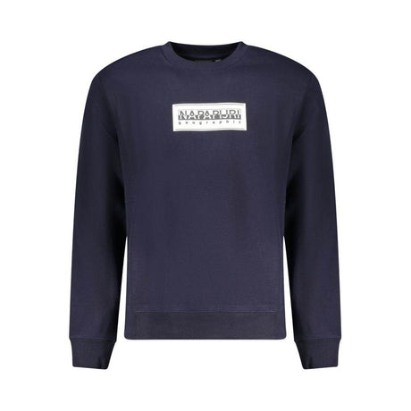 Napapijri Blue Cotton Men Sweater - Hilstor