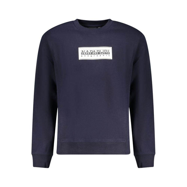 Napapijri Blue Cotton Men Sweater - Hilstor