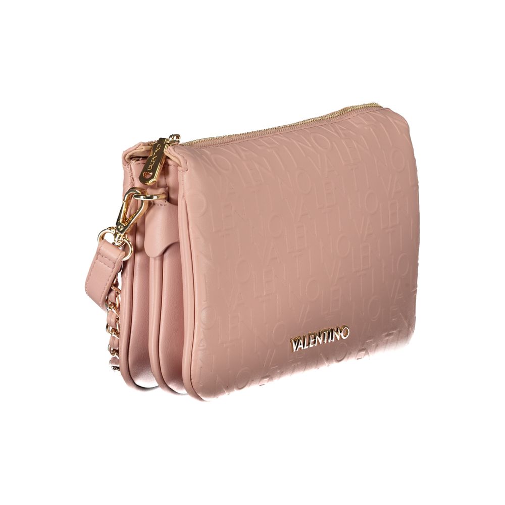 Valentino Tasker Pink Polyethylene Håndtaske til kvinder