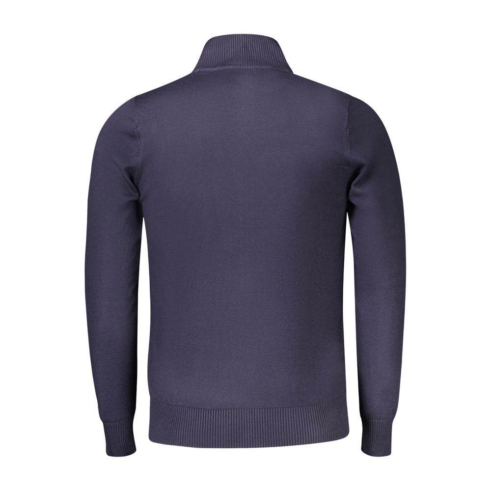 Coveri Moving Blue Viscose Men Sweater - Hilstor