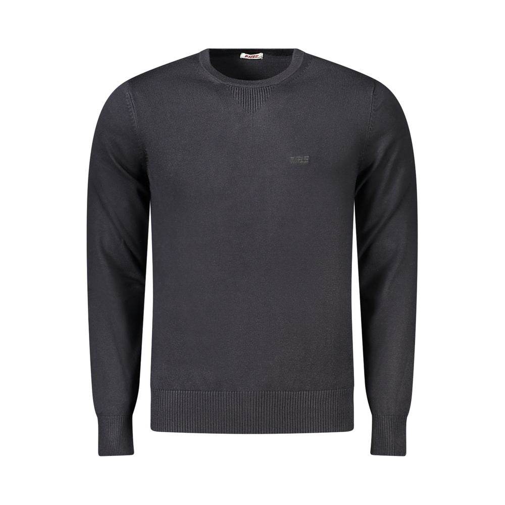 Rifle Black Viscose Men Sweater - Hilstor