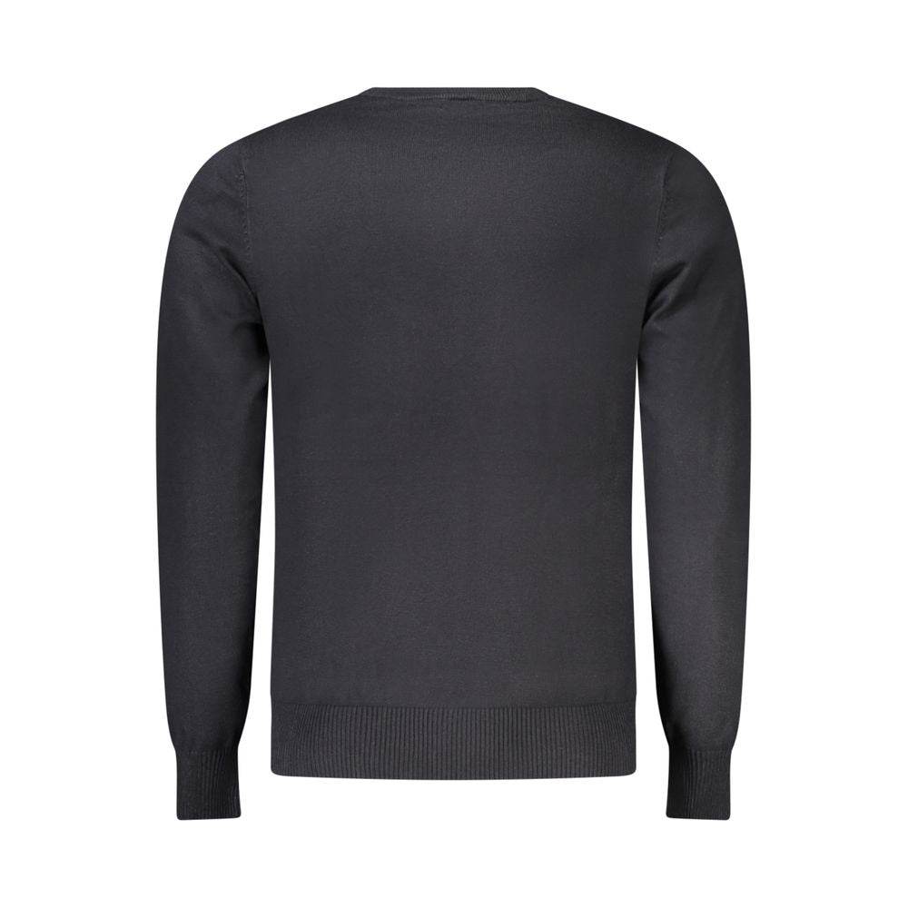 Rifle Black Viscose Men Sweater - Hilstor