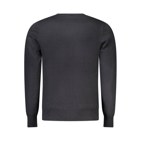 Rifle Black Viscose Men Sweater - Hilstor