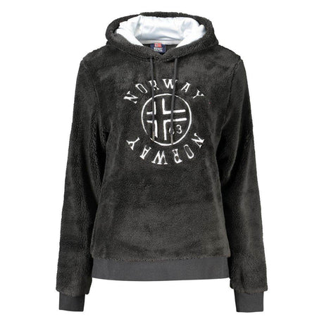 Norway 1963 Black Polyester Women Sweater - Hilstor