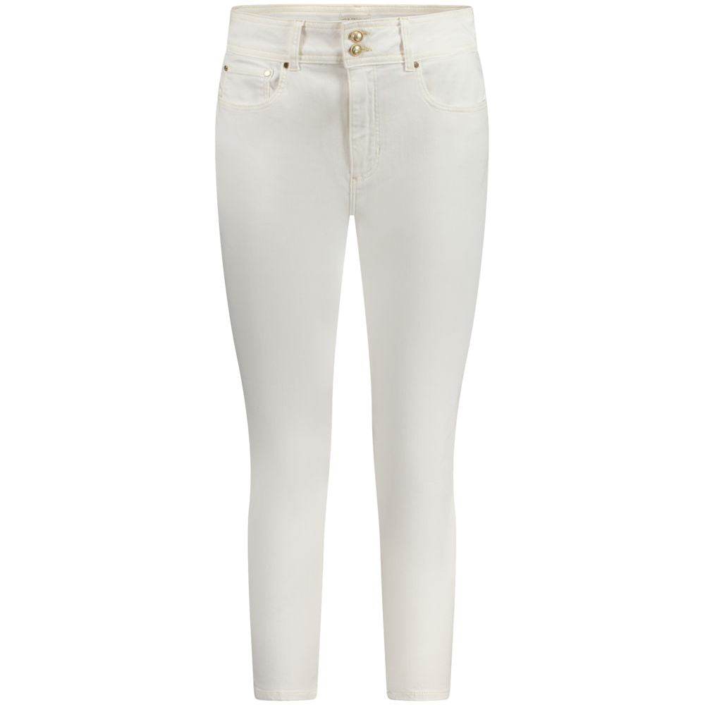 Guess Jeans White Cotton Women's Skinny Jean - Hilstor