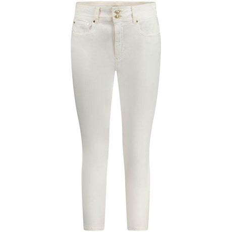 Guess Jeans White Cotton Women's Skinny Jean - Hilstor