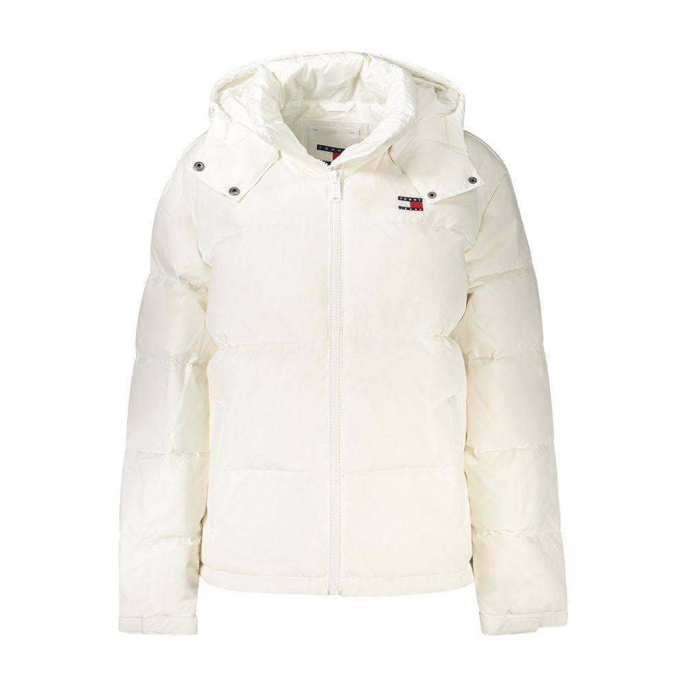 Tommy Hilfiger Hvid polyesterjakke til kvinder