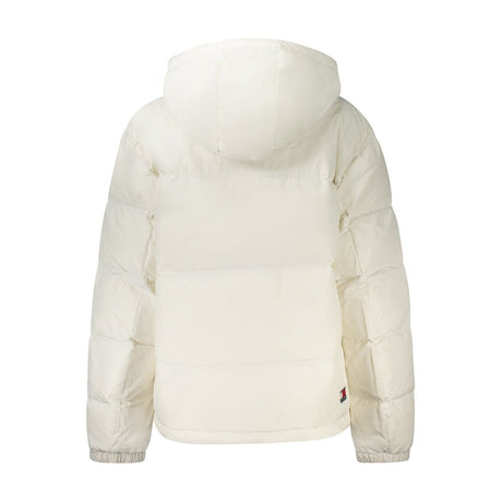 Tommy Hilfiger Hvid polyesterjakke til kvinder