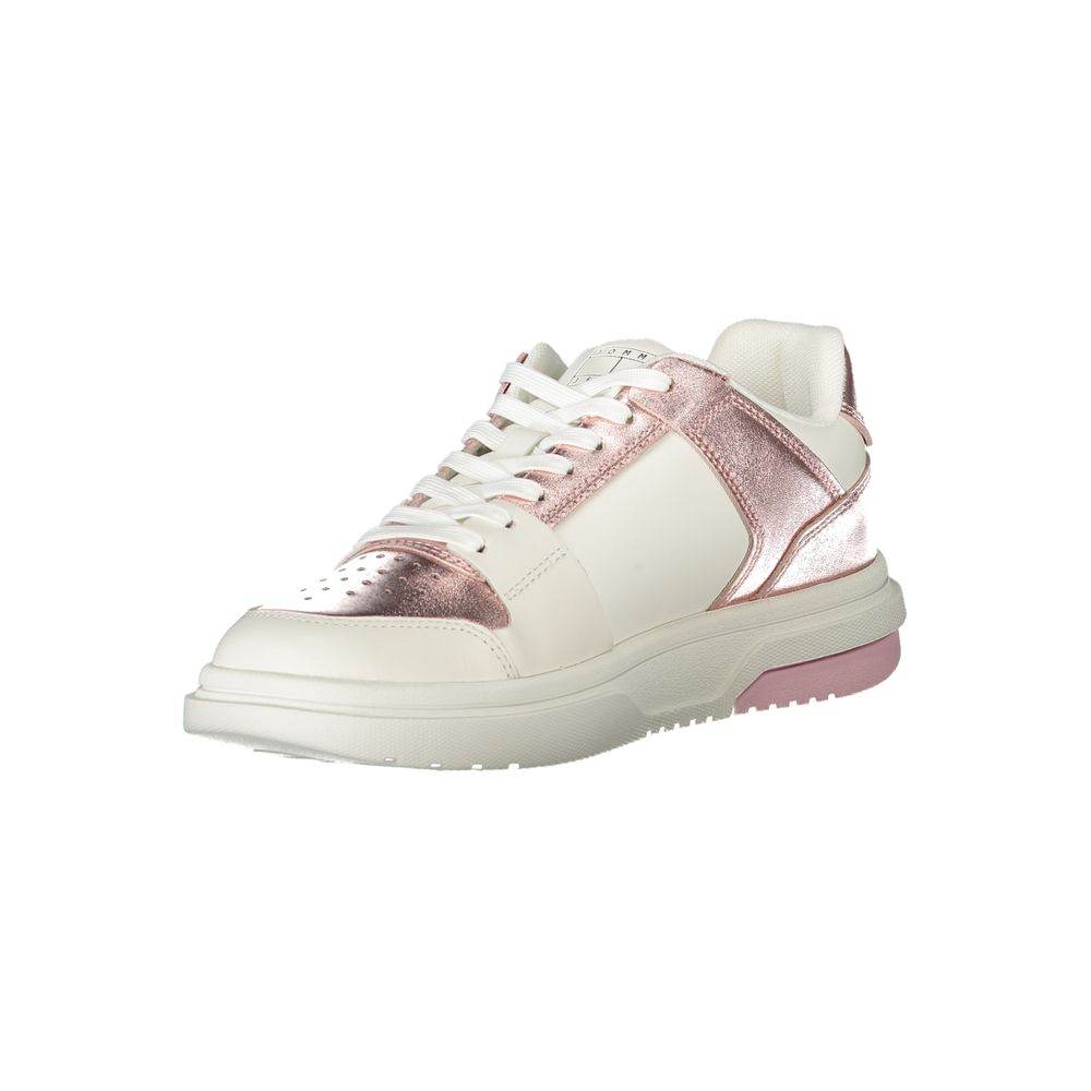 Tommy Hilfiger White Polyethylene Women Sneaker - Hilstor