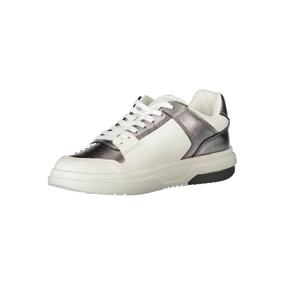 Tommy Hilfiger White Polyethylene Women Sneaker - Hilstor