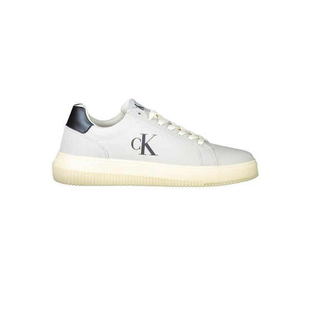 Calvin Klein Brown Leather Men Sneaker - Hilstor