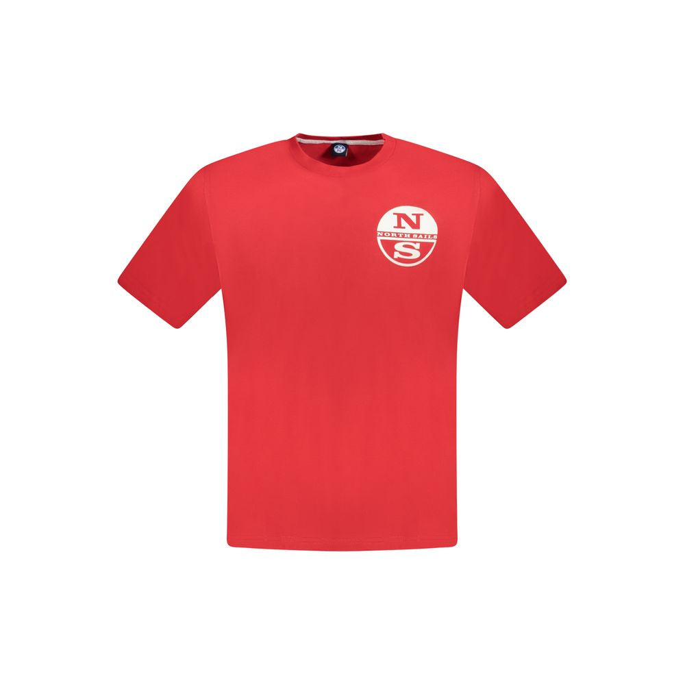 North Sails rød bomuld herre T-shirt