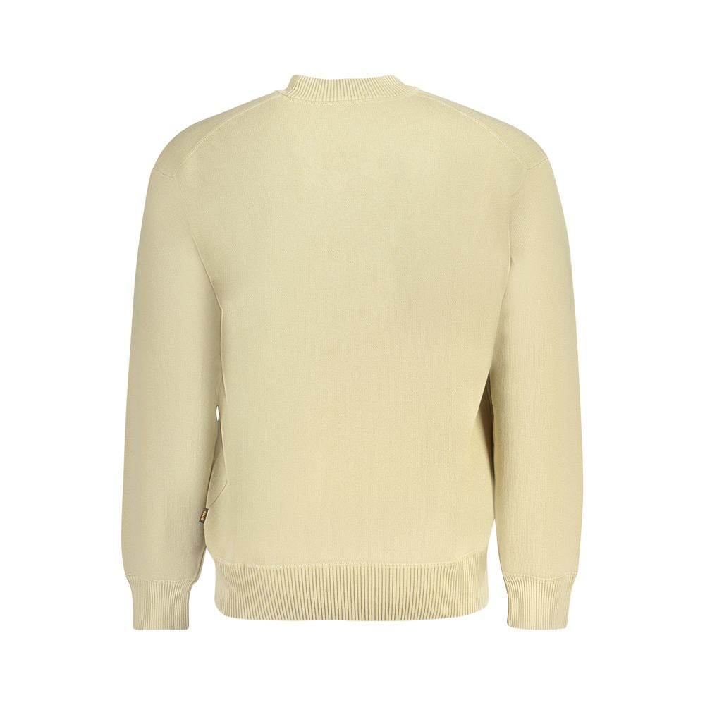 Hugo Boss Beige Cotton Men Sweater - Hilstor
