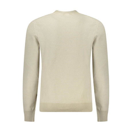 Hugo Boss Beige Cotton Men Sweater - Hilstor