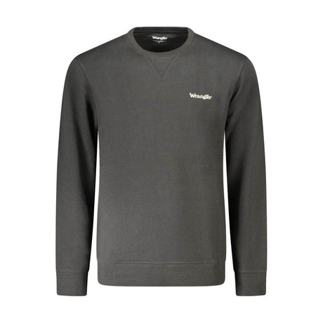 Wrangler Black Cotton Men Sweater - Hilstor
