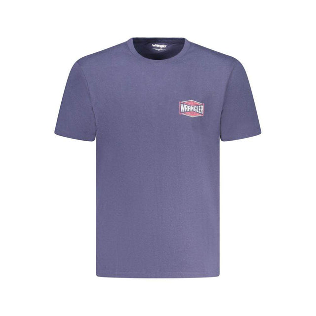 Wrangler Blue Cotton T-Shirt - Hilstor