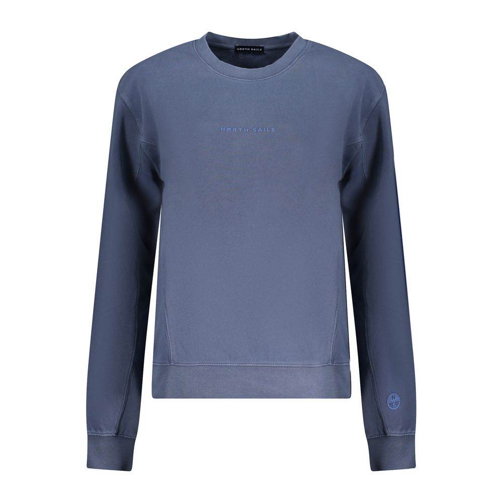 North Sails Blue Cotton Women Sweater - Hilstor