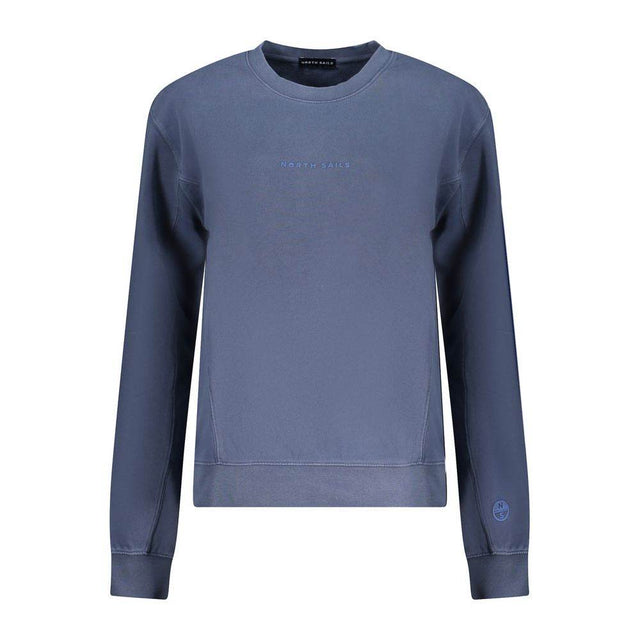 North Sails Blue Cotton Women Sweater - Hilstor