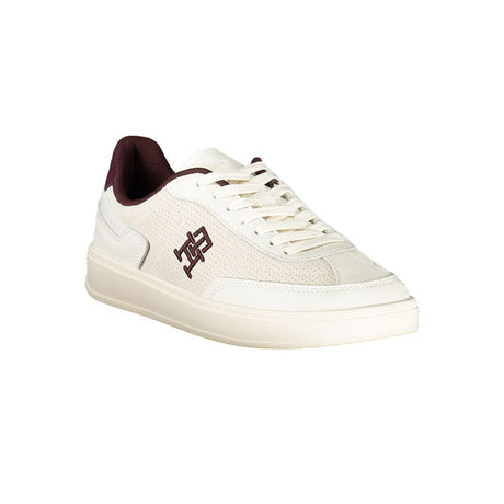 Tommy Hilfiger Beige Læder Sneaker til kvinder