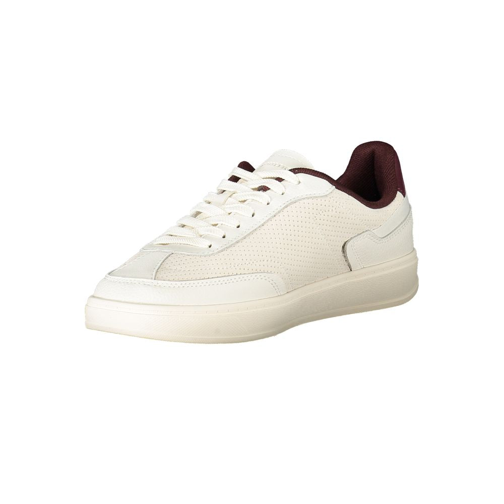 Tommy Hilfiger Beige Læder Sneaker til kvinder