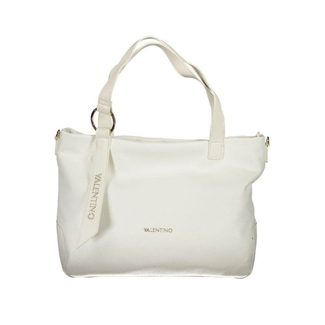 Mario Valentino White Polyethylene Handbag - Hilstor