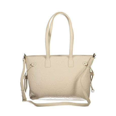 Mario Valentino Beige Polyethylene Handbag - Hilstor