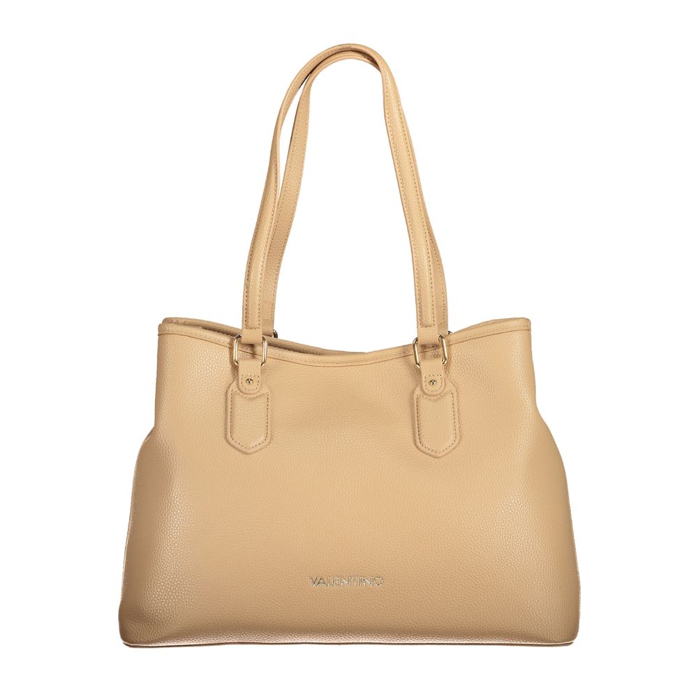 Valentino Tasker Beige Polyethylene Håndtaske til kvinder