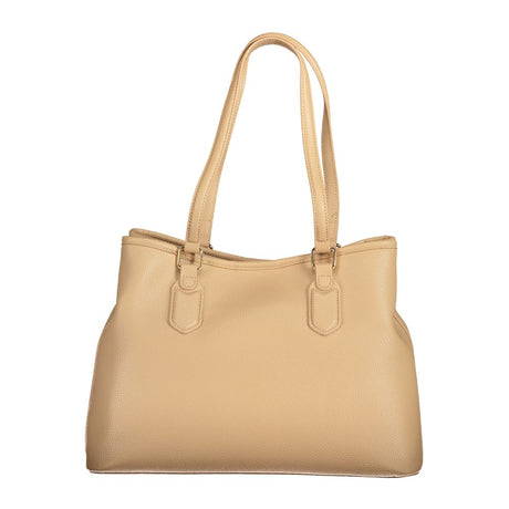 Valentino Tasker Beige Polyethylene Håndtaske til kvinder
