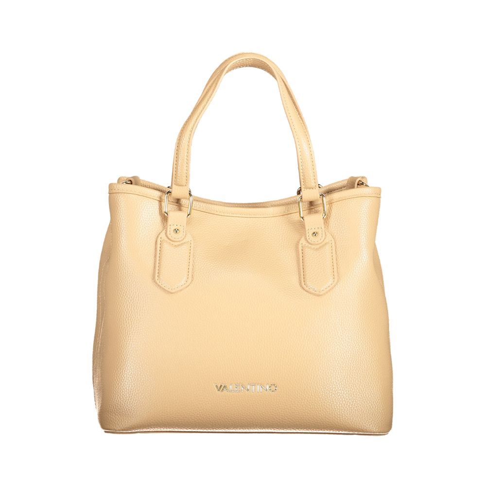 Valentino Tasker Beige Polyethylene Håndtaske til kvinder
