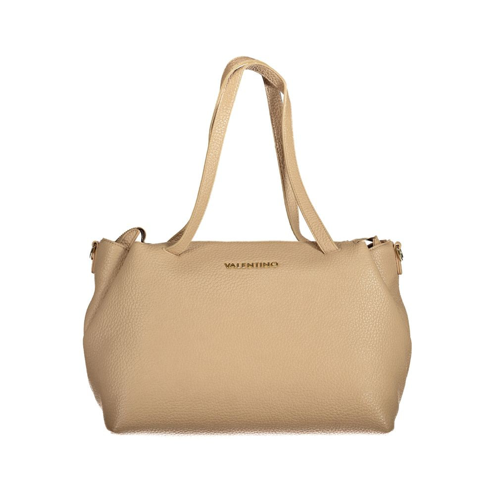 Valentino Tasker Beige Polyethylene Håndtaske til kvinder