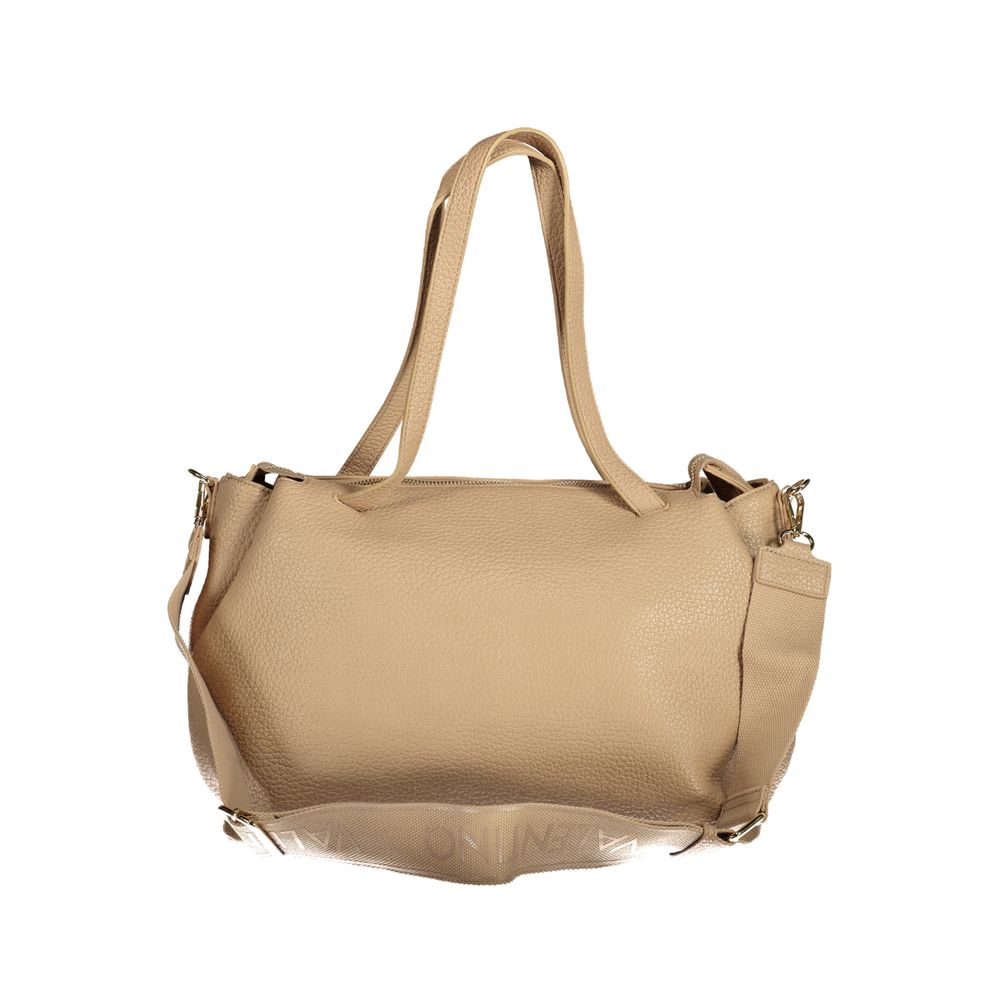Valentino Tasker Beige Polyethylene Håndtaske til kvinder