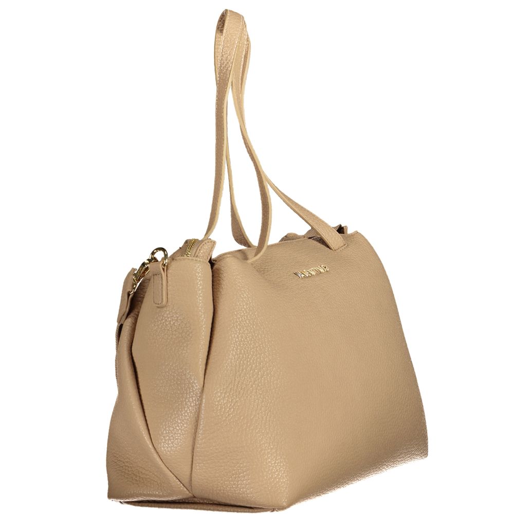 Valentino Tasker Beige Polyethylene Håndtaske til kvinder