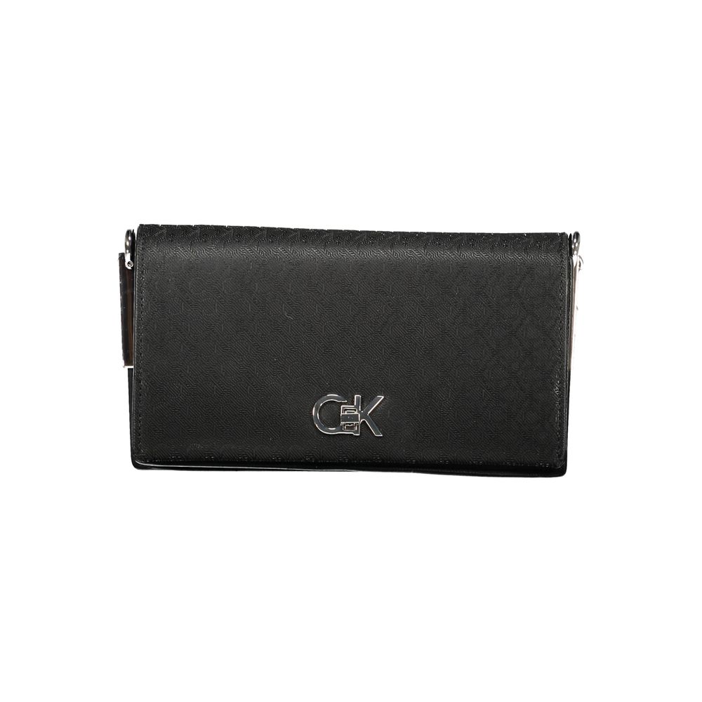 Calvin Klein sort polyester håndtaske til kvinder