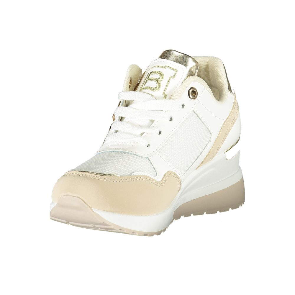 Laura Biagiotti Beige polyester sneaker til kvinder