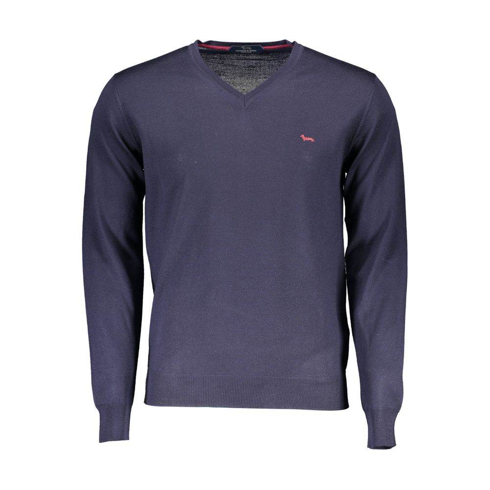 Harmont & Blaine Blue Wool Men Sweater - Hilstor