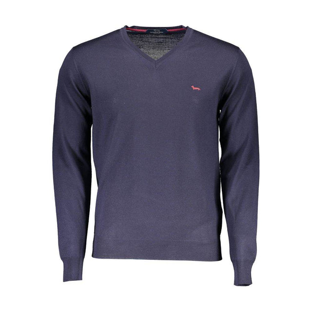 Harmont & Blaine Blue Wool Men Sweater - Hilstor