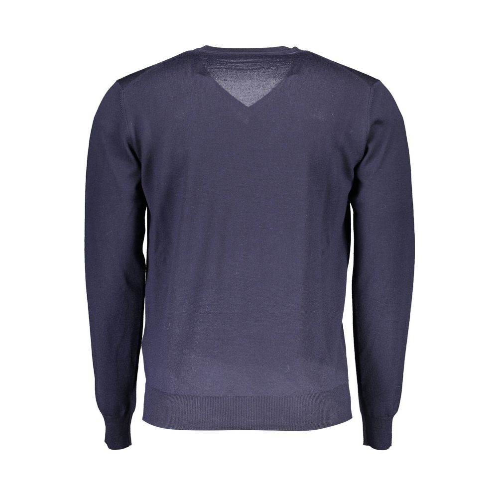 Harmont & Blaine Blue Wool Men Sweater - Hilstor